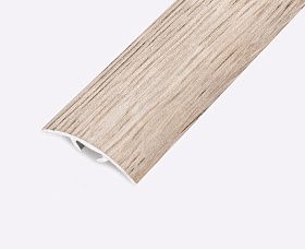 Порог (стык) Русский профиль  разноуровневый ламинированный с дюб, 30*1800 мм, Дуб мелфорд